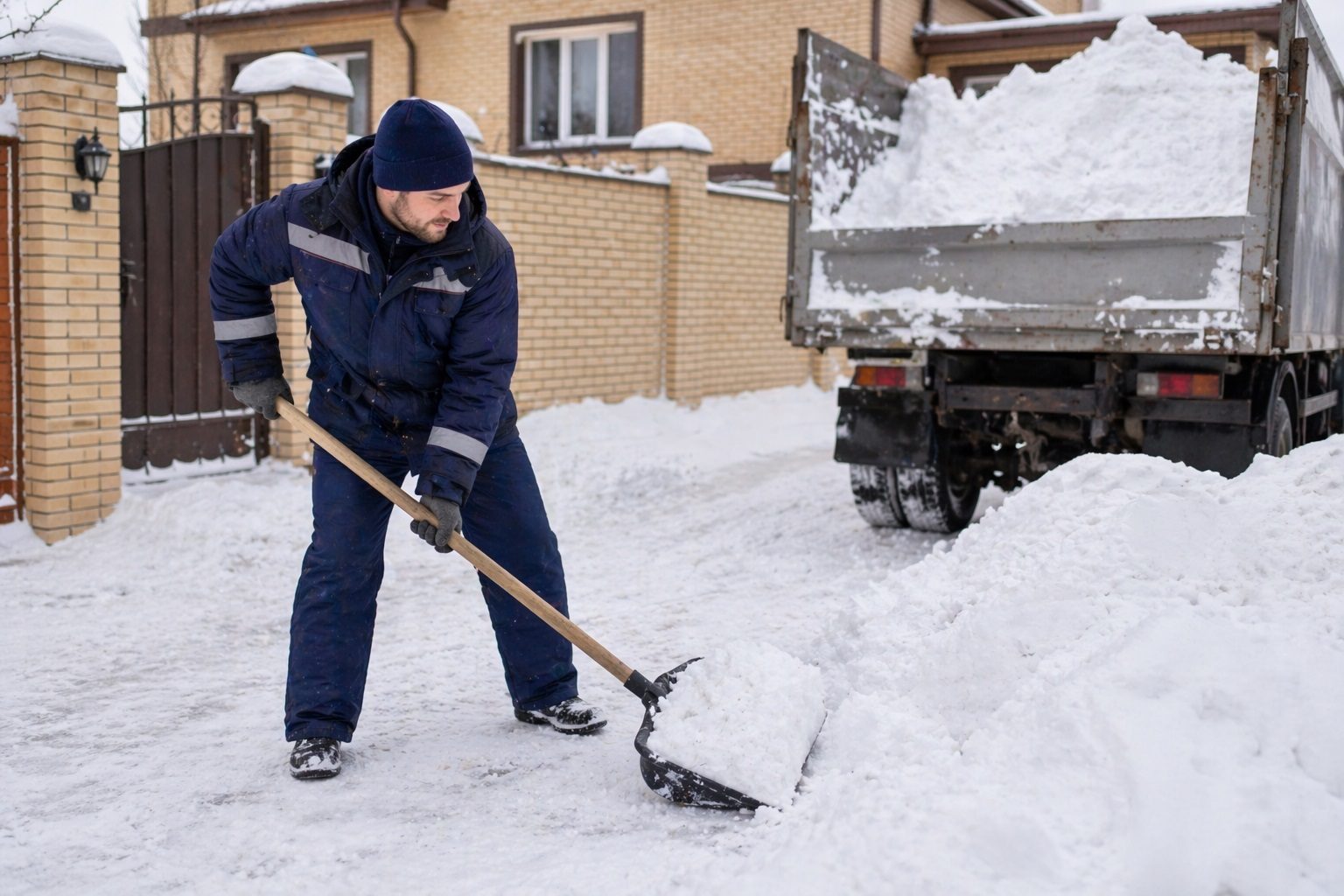 вывоз снега